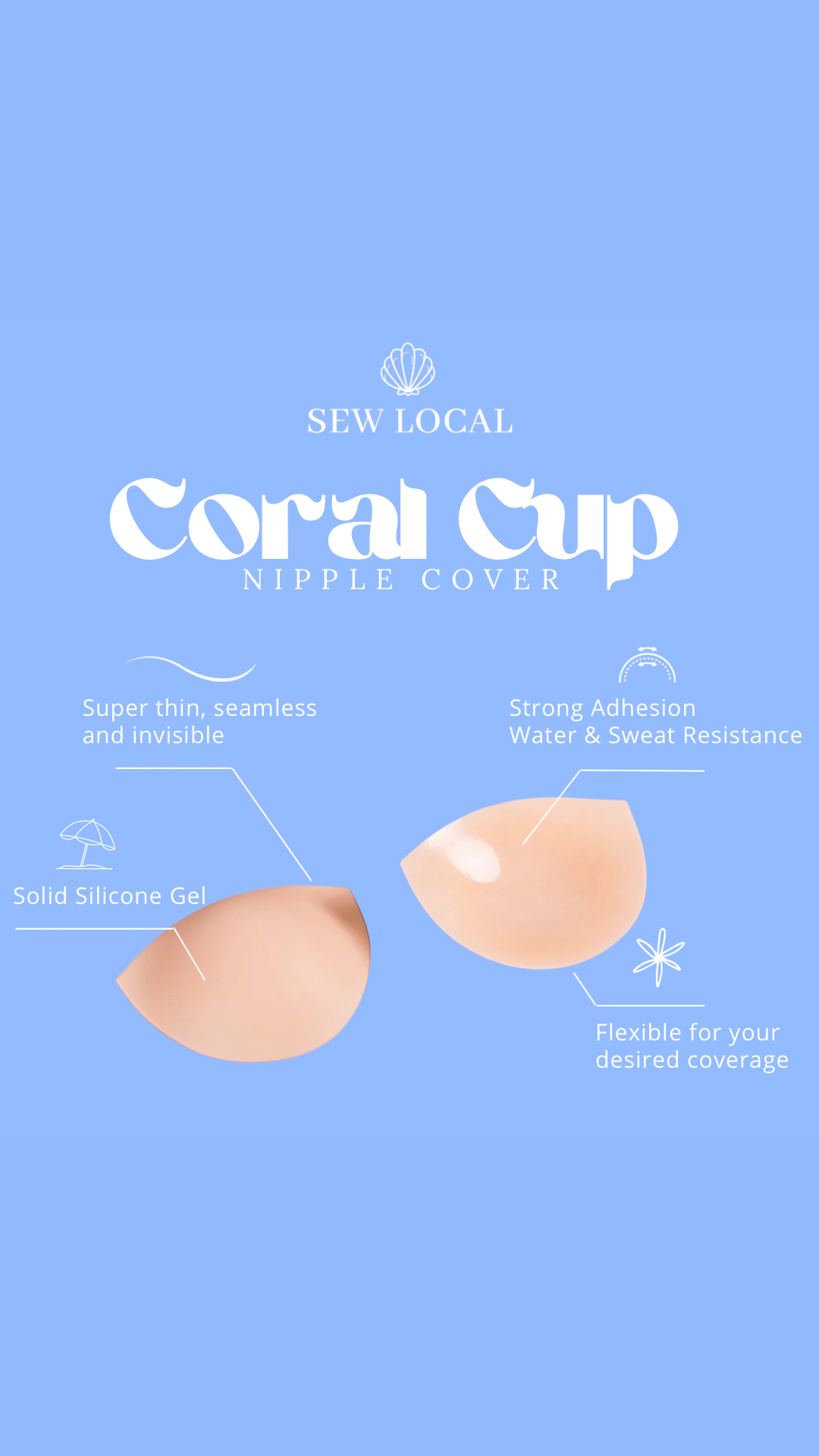 CORAL CUP NIPPLE COVER