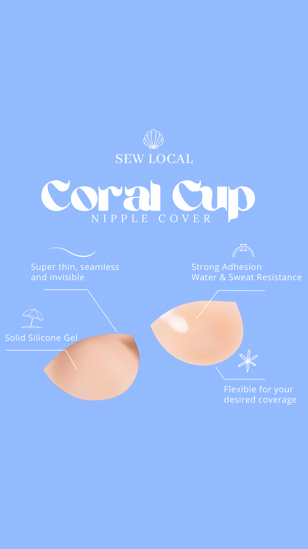 CORAL CUP NIPPLE COVER
